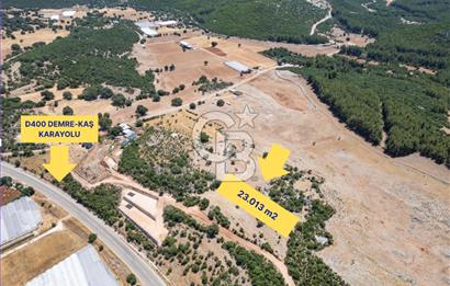 ANTALYA DEMRE YAVU'DA D-400'E KOMŞU, 23.013 m² YATIRIMLIK TARLA