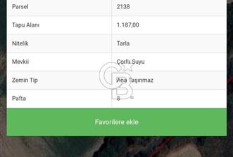 Tekirdağ Kapaklı İlçesinde Yatırımlık Tarla