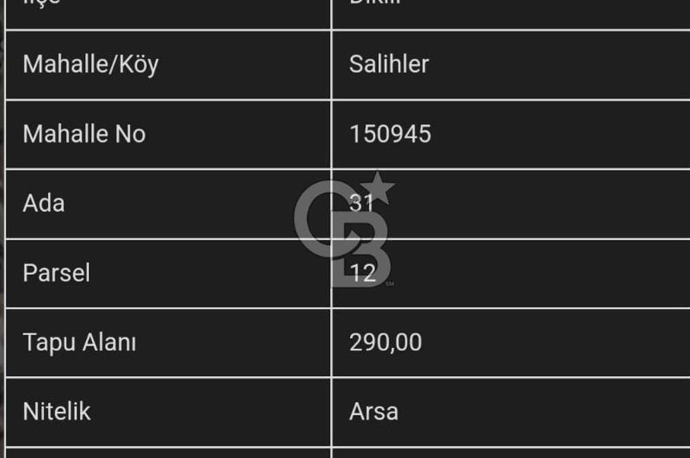 İZMİR DİKİLİ SALİHLER MAH GÜLKENT SİTESİNDE  VİLLA İMARLI SATILIK ARSA