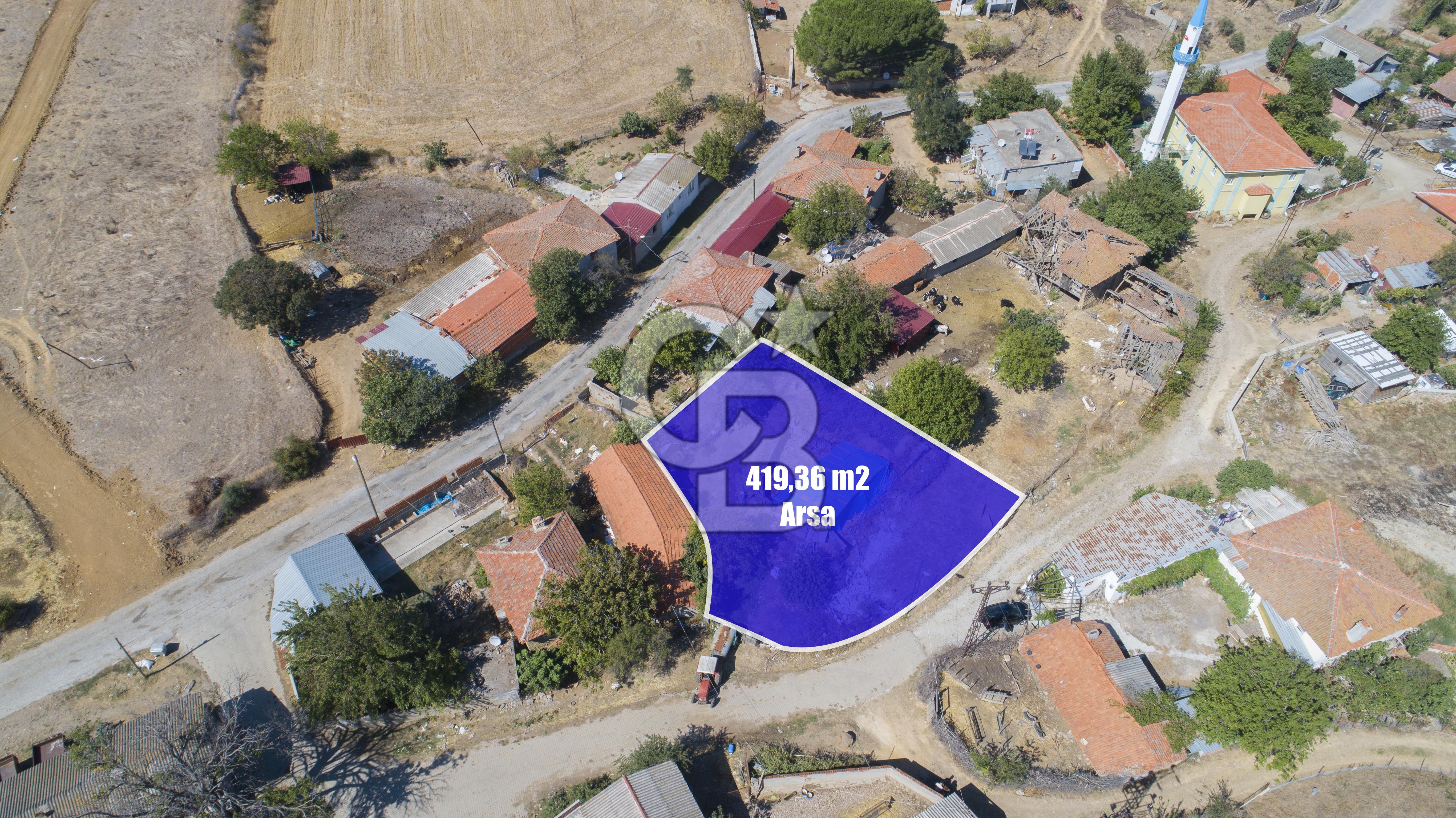 BAYRAMİÇ BEZİRGANLAR HEMEN İNŞAATA HAZIR KÖY MERKEZİ ARSA