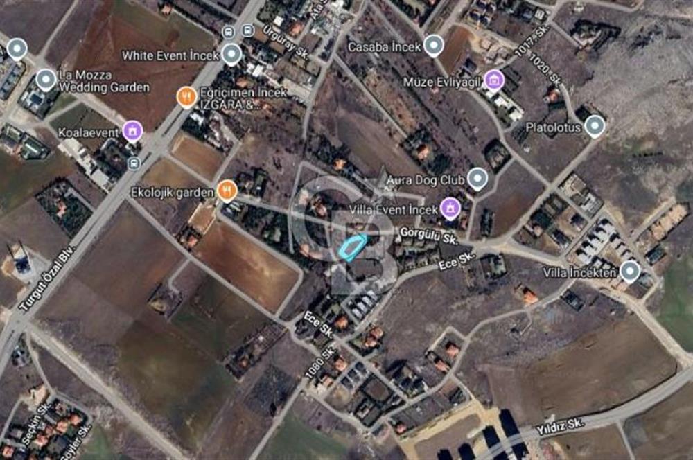 İNCEKTE BULVARA 450 m MESAFEDE 1165 m² KONUT ARSASI