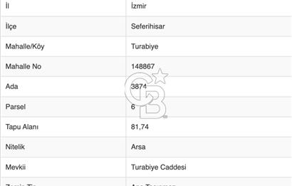 Turabiyede Fırsat arsa