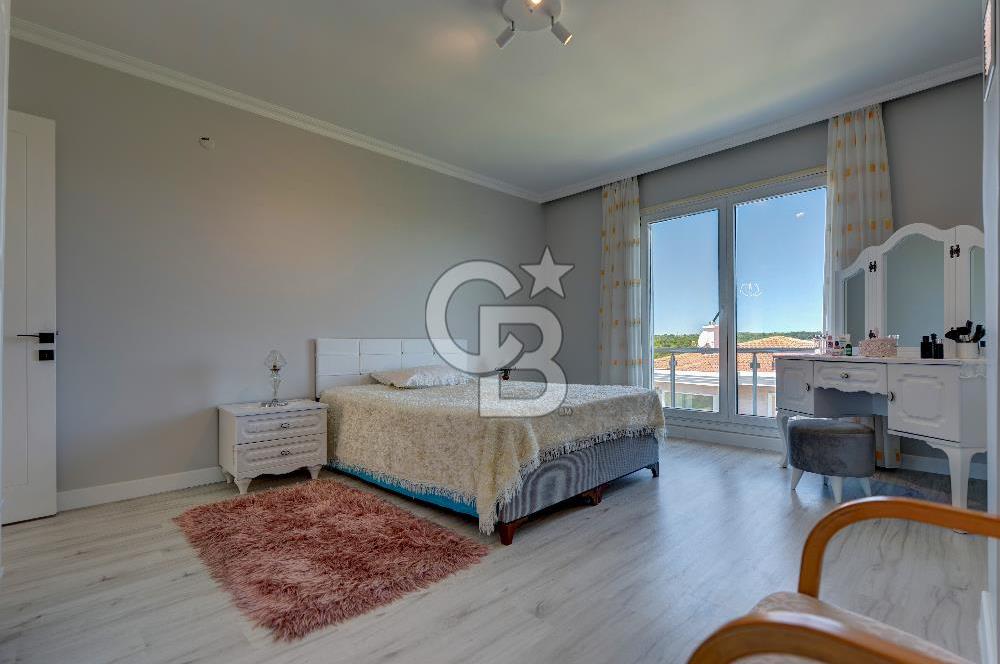 CB MARS'TAN ŞİLE'DE DENİZ MANZARALI SATILIK 4+2 TRİPLEKS VİLLA