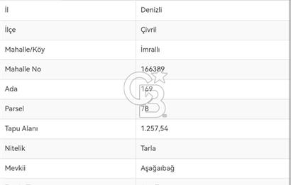 Tarım ve Yatırım Bir Arada! Çivril’de Kaçırılmayacak Tarla Portföyü