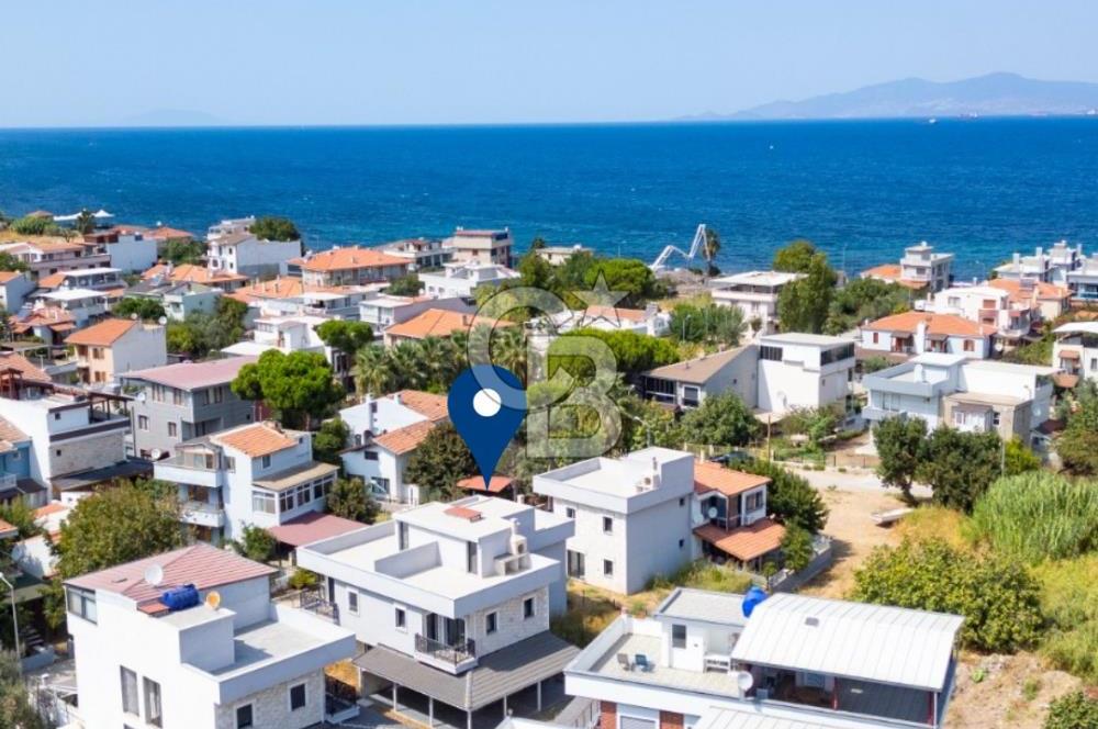 Foça Gencelli'de Satılık 3+1 Teraslı Dubleks Villa
