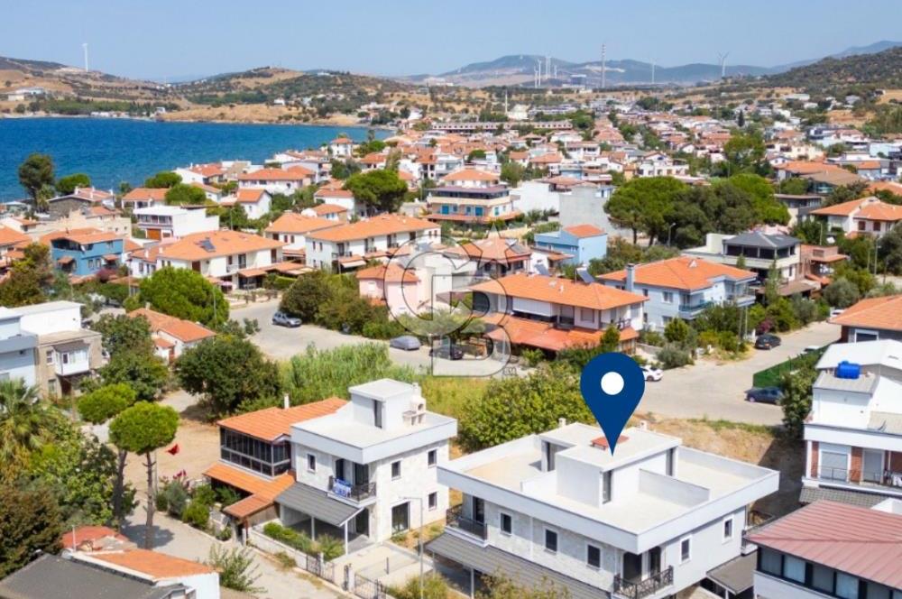 Foça Gencelli'de Satılık 3+1 Teraslı Dubleks Villa