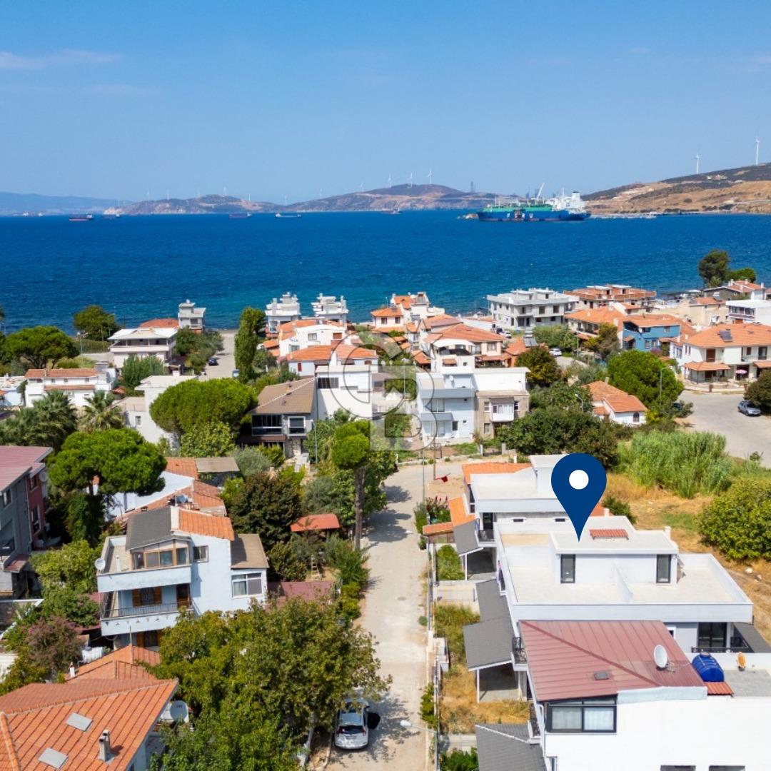 Foça Gencelli'de Satılık 3+1 Teraslı Dubleks Villa