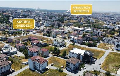 ARNAVUTKÖY TAŞOLUK'DA 3 YOLA CEPHE SATILIK ARSA