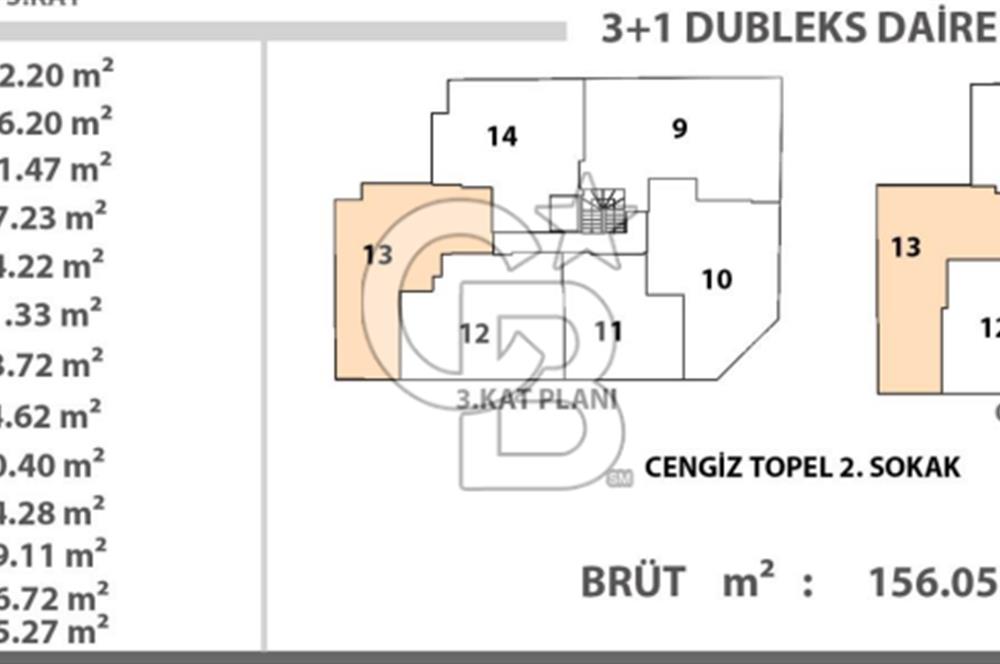 Muğla Dalaman Merkezde İskanlı Satılık 3+1 Sıfır Dubleks Daire