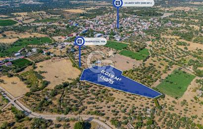BOZCAADA'YA YAKIN, DENİZE 5.5 KM, DOĞAYLA İÇ İÇE SATILIK TARLA!