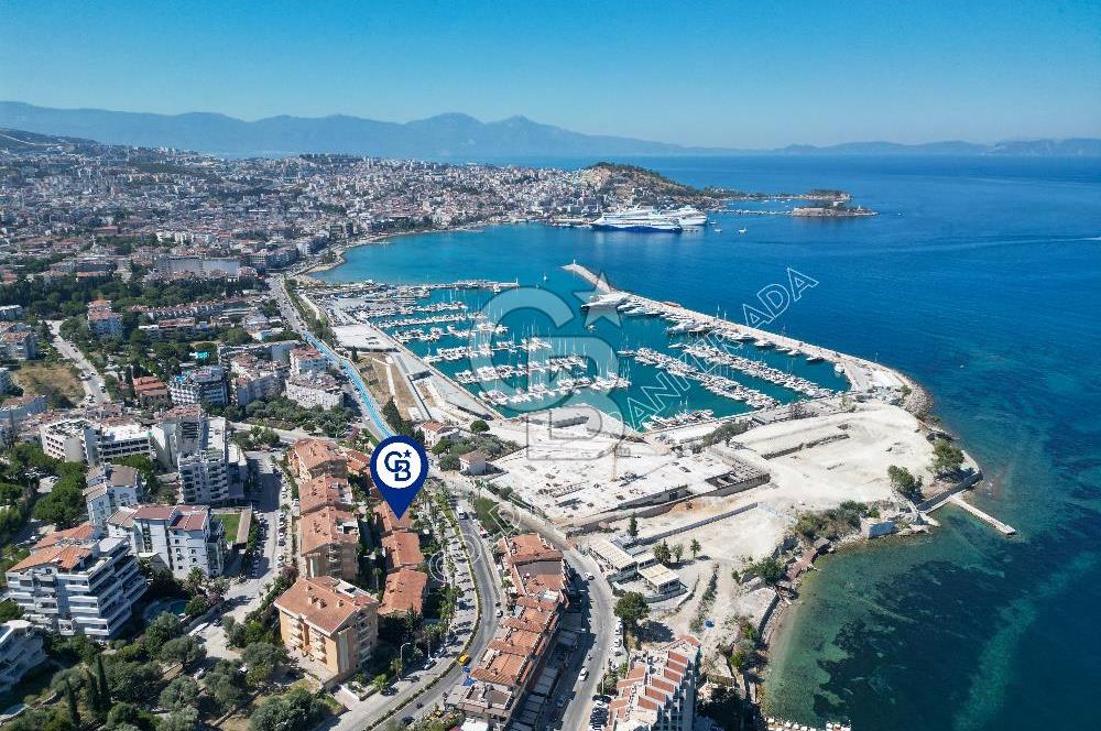 KUŞADASI MARİNA BÖLGESİNDE ANA CADDE ÜZERİNDE SATILIK İŞYERİ