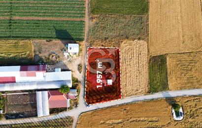 Satılık 1.957 m² Bakımlı Tarla Su, Elektrik Var, Sondaja Uygun