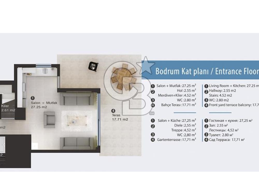 Kemer Göynük'te 4+1 Deniz Manzaralı Eşyalı Lüks Villa-Takas Olur