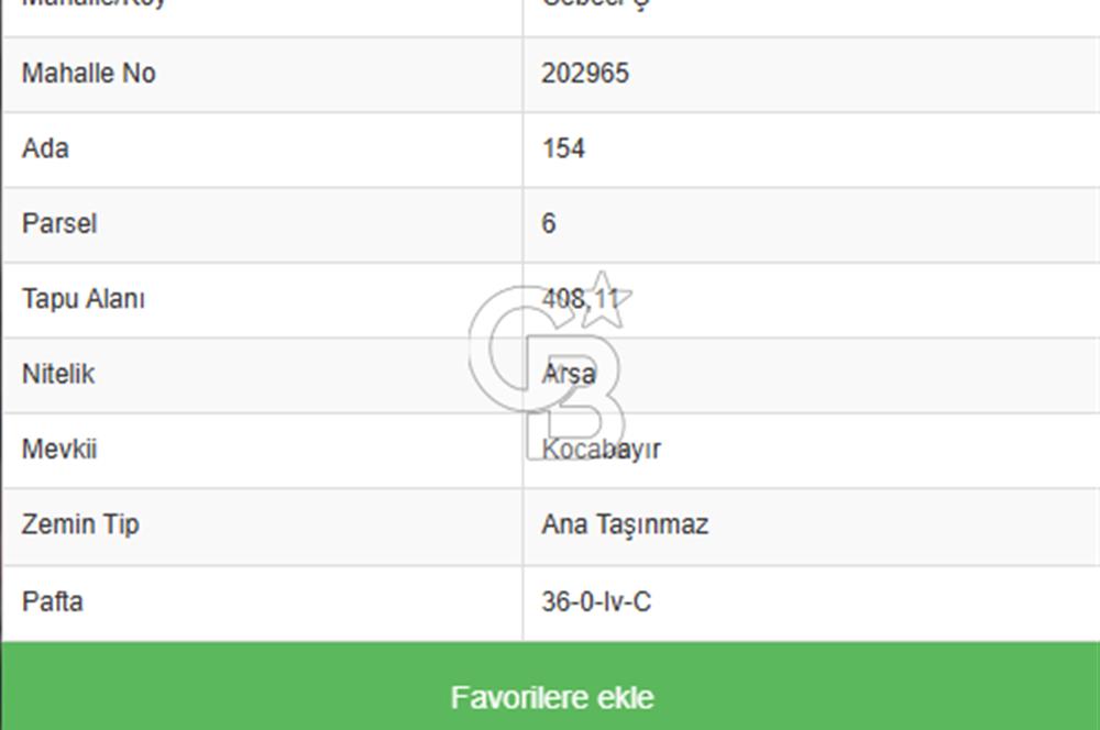 CB Fly'dan Cebeci Plajlarına Yakın! İkiz Villa İmarlı Arsa