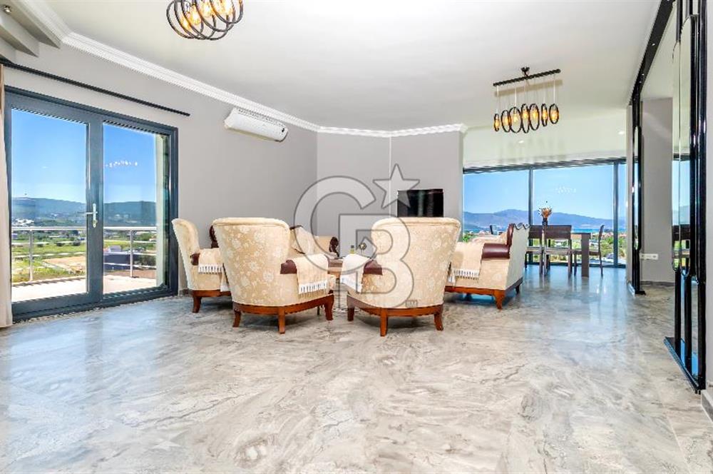 URLA KENT SİTESİ FULL DENİZ MANZARALI ÖZEL HAVUZLU VİLLA
