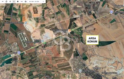Temelli'de 5 Kat İzinli 0.75 Emsal 2776 m2 Satılık Müstakil Arsa