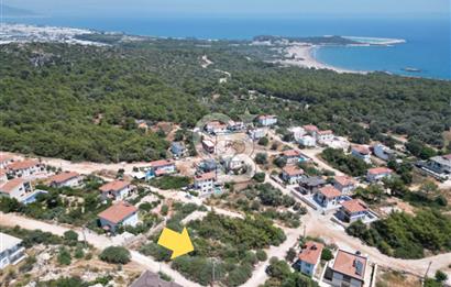 ANTALYA DEMRE KUMDAĞI PANORAMİK DENİZ MANZARALI SATILIK ARSA