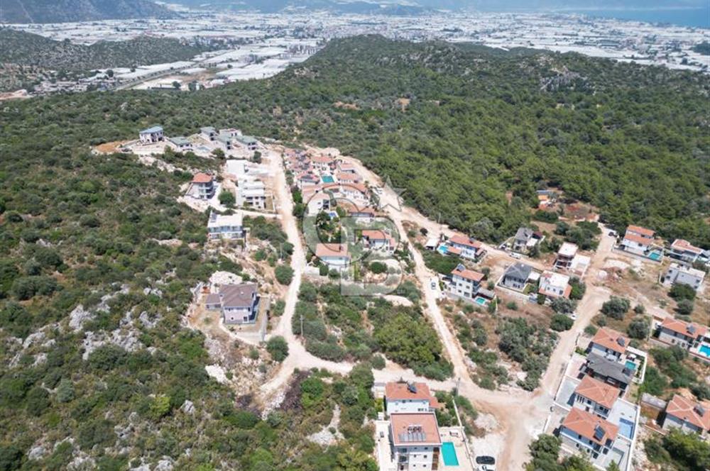 ANTALYA DEMRE KUMDAĞI PANORAMİK DENİZ MANZARALI SATILIK ARSA