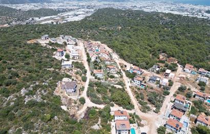 ANTALYA DEMRE KUMDAĞI PANORAMİK DENİZ MANZARALI SATILIK ARSA