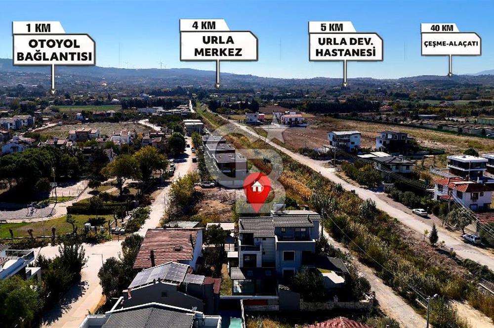URLA ATATÜRK MAHALLESİ 5+1 HAVUZLU MÜSTAKİL VİLLA SATILIK