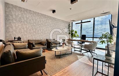 Folkart Towers'da Kiralık Eşyasız 105m2 Deniz Manzaralı Ofis
