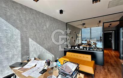 Folkart Towers'da Kiralık Eşyasız 105m2 Deniz Manzaralı Ofis