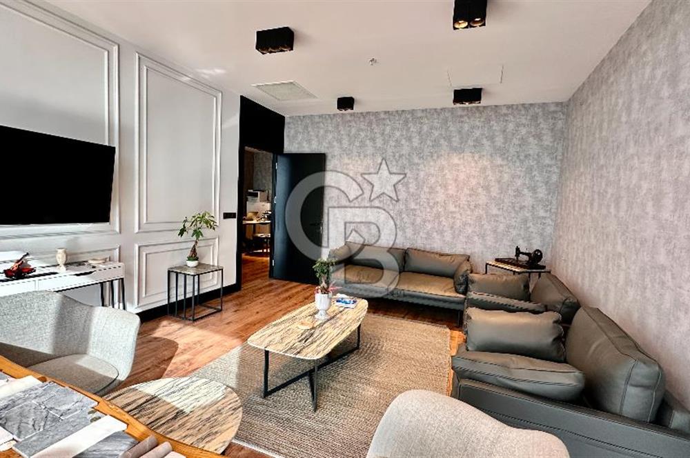 Folkart Towers'da Kiralık Eşyasız 105m2 Deniz Manzaralı Ofis