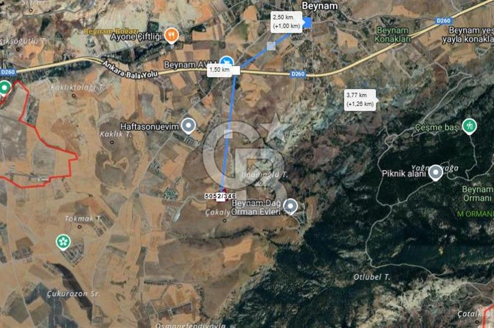 BEYNAMDA SATILIK 16.527 M2 TEK TAPU FIRSAT TARLA