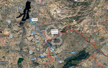 BEYNAMDA SATILIK 16.527 M2 TEK TAPU FIRSAT TARLA