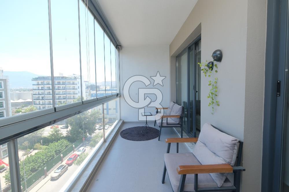 TRADEMARK STUDİO BORNOVA’ DA  EŞYALI 1+1 KİRALIK DAİRE 
