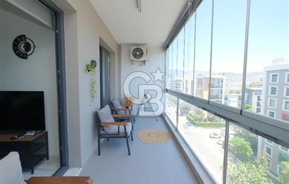 TRADEMARK STUDİO BORNOVA’ DA  EŞYALI 1+1 KİRALIK DAİRE 