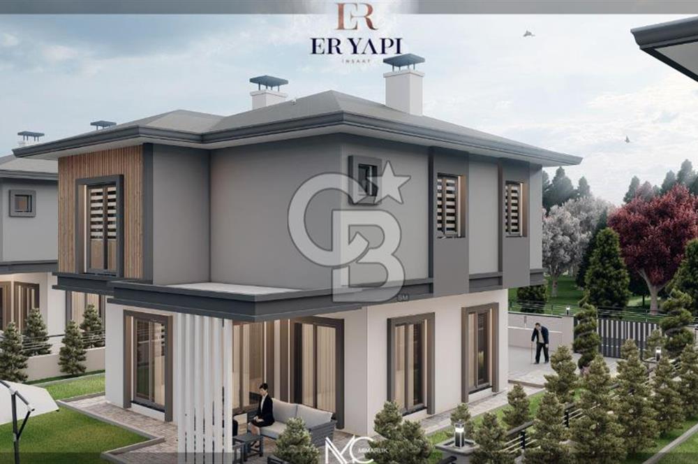 ERCİYES VE ŞEHİR MANZARALI DOĞA İÇİNDE HARİKA KONUMLU LÜKS VİLLA