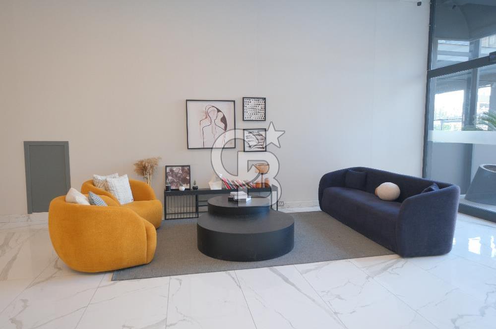 TRADEMARK STUDİO BORNOVA’ DA  EŞYALI 1+1 KİRALIK DAİRE 