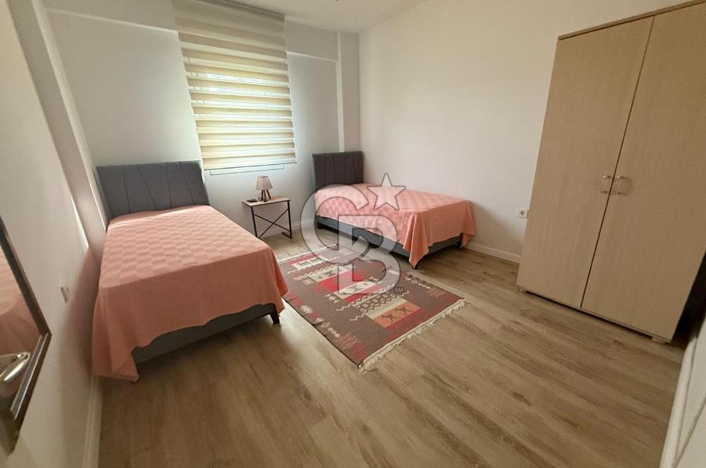 YALIÇİFTLİK'DE YILLIK KİRALIK BAHÇE KATI 2+1 HAVUZLU DAİRE