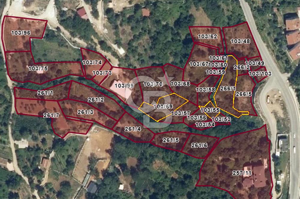 CB CLASS BURSA/OSMANGAZİ/YİĞİTALİ 1169 m² SATILIK BAHÇELİK ARAZİ