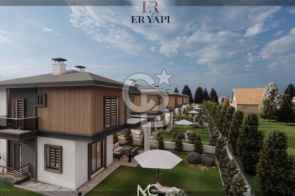 ERCİYES VE ŞEHİR MANZARALI DOĞA İÇİNDE HARİKA KONUMLU LÜKS VİLLA