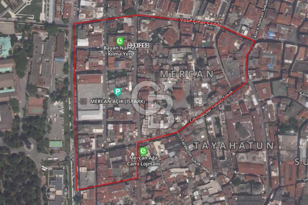 İstanbul Eminönü Mercanağa'da Satılık Müstakil Dükkan