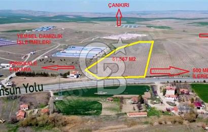 ANKARA-SAMSUN YOLU ÜZERİNDE TİCARİ ARSA