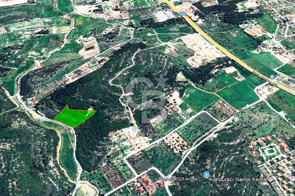 Urla Torasan’da Deniz Manzaralı 9242 m² Arazi
