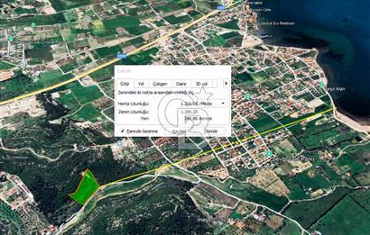 Urla Torasan’da Deniz Manzaralı 9242 m² Arazi