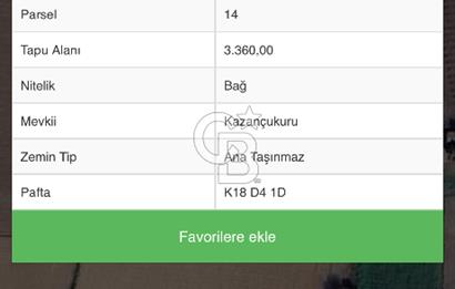 Menemen de Yatırımlık 3360 m2 Satılık Tarla