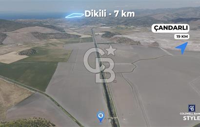 DİKİLİ SALİMBEY'DE 27.000 M2 YATIRIMLIK MUHTEŞEM KUPON ARAZİ