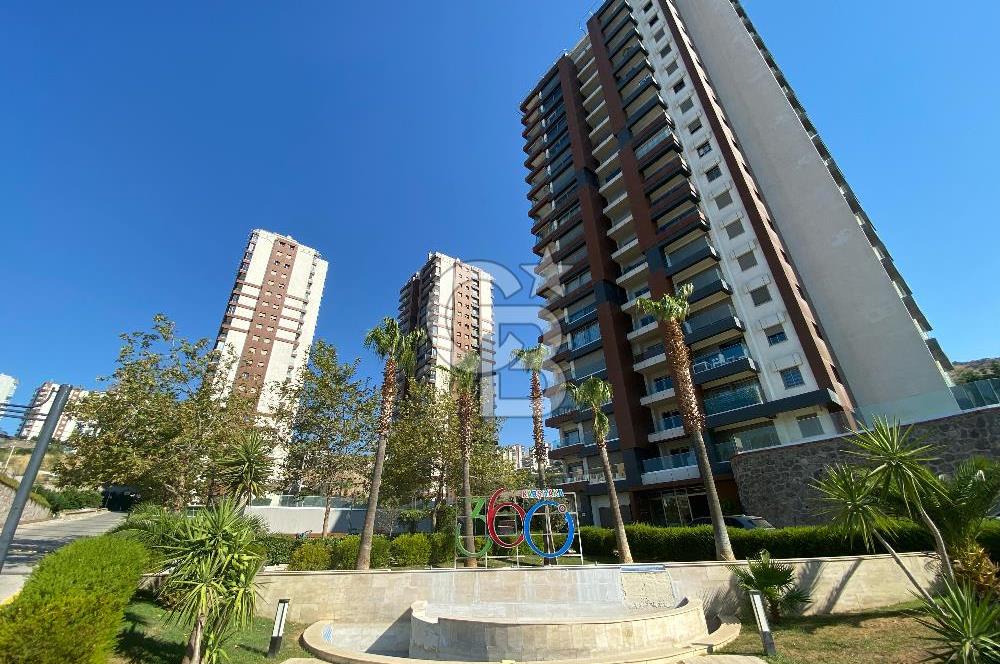 Karşıyaka 360 Sitesi nde 1+1 Eşyalı Kiralık Daire