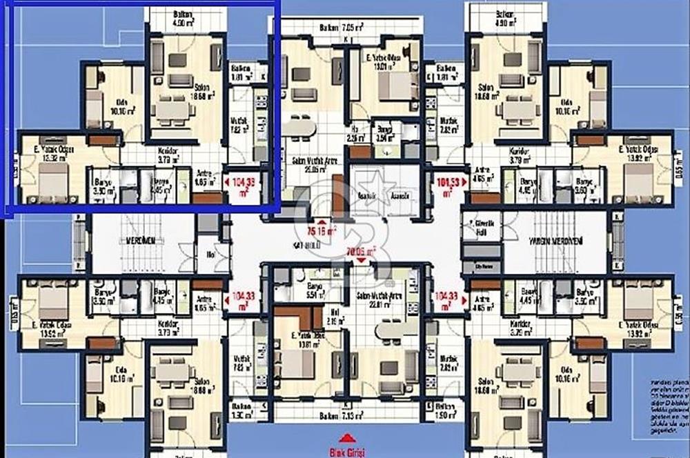 Mavişehir Soyak B Bölgesi Satılık Boş 2+1 104 M² Daire