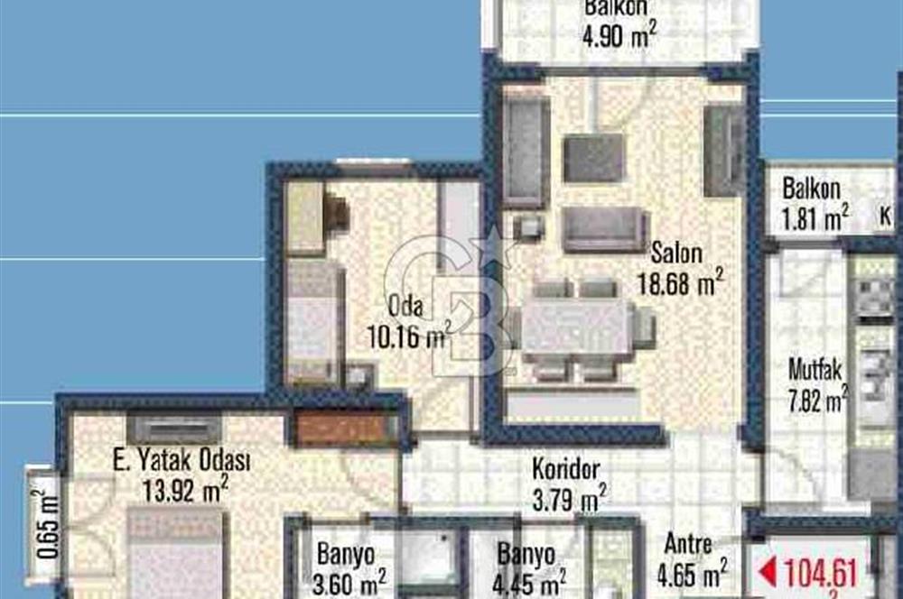 Mavişehir Soyak B Bölgesi Satılık Boş 2+1 104 M² Daire