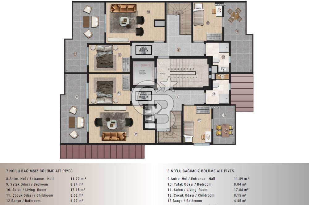 CB Fly'dan Çayırovada Fatih Caddesi Yakın Modern 5+1 Dubleks