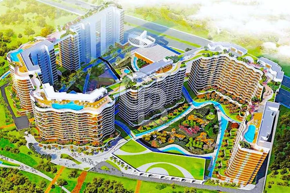 BLUE LAKE Sitesinde Bahçe Katı Dubleks 3+1 Satılık Daire