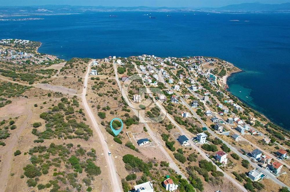 ÇANDARLI EYKO AKVARYUM KOYU MANZARALI VİLLA İMARLI SATILIK ARSA