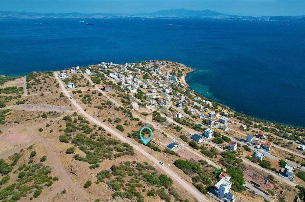 ÇANDARLI EYKO AKVARYUM KOYU MANZARALI VİLLA İMARLI SATILIK ARSA
