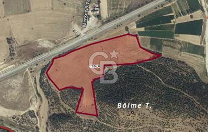 Manisa Kula’da Yola Cepheli 51.438m2 Tek Tapu Satılık Tarla